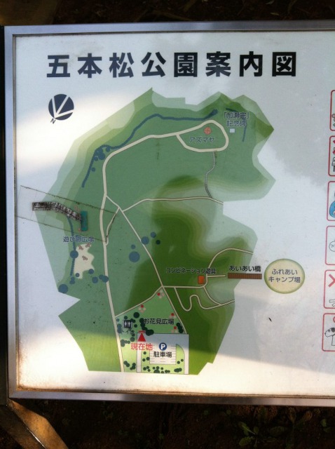 千葉県我孫子市にある五本松公園