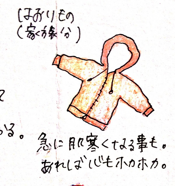 子どもとのお出かけに便利な持ち物:はおりもの