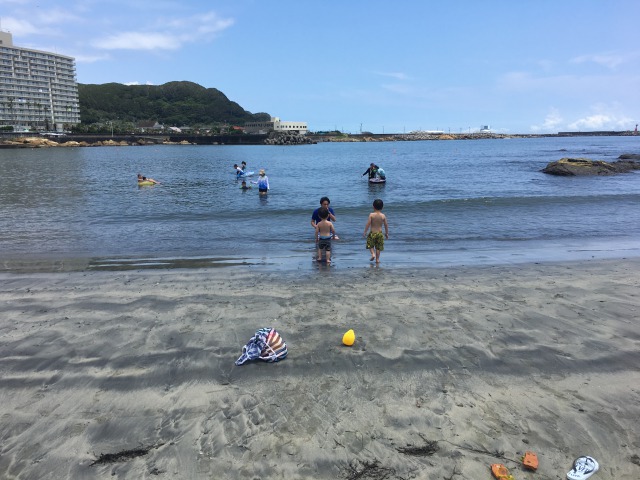 南房総の白浜への旅:塩浦海水浴場7