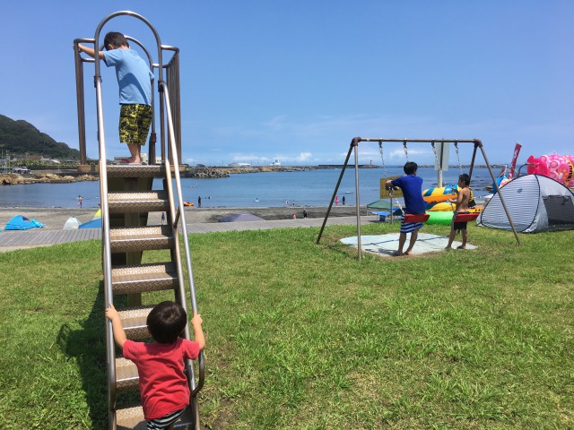南房総の白浜への旅:塩浦海水浴場6