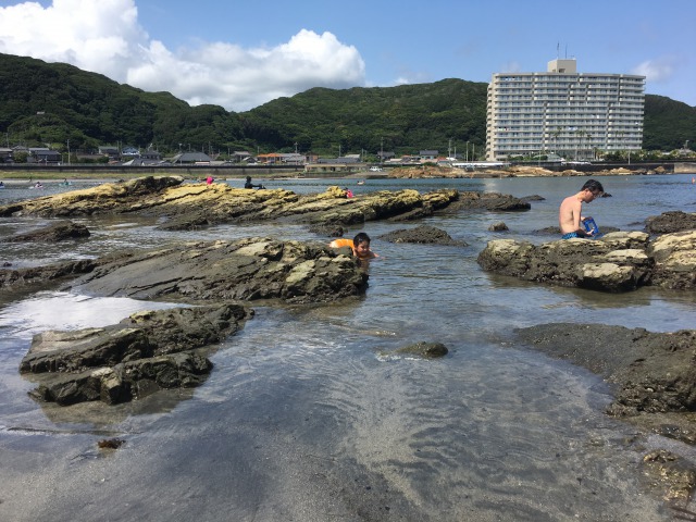 南房総の白浜への旅:塩浦海水浴場8