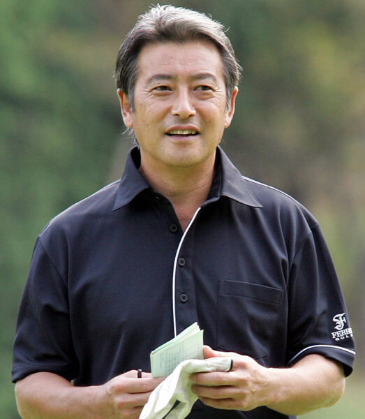 ゴルフに来ていた中年時代の神田正輝さん。
